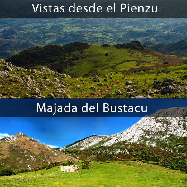 Pico Pienzu y Majada del Bustacu en el concejo de Arrionda