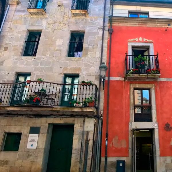 Casas del casco antiguo de Ribadesella