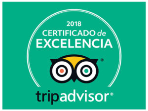 Certificado de Excelencia Trip Advisor 2018